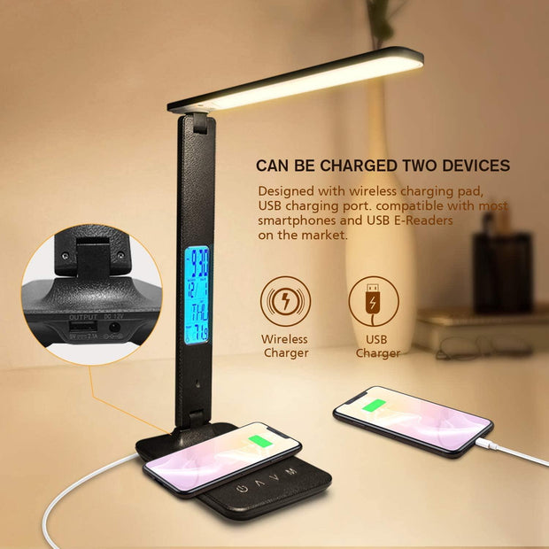 UP GOODS ™ Wireless Charging LED Desk Lamp