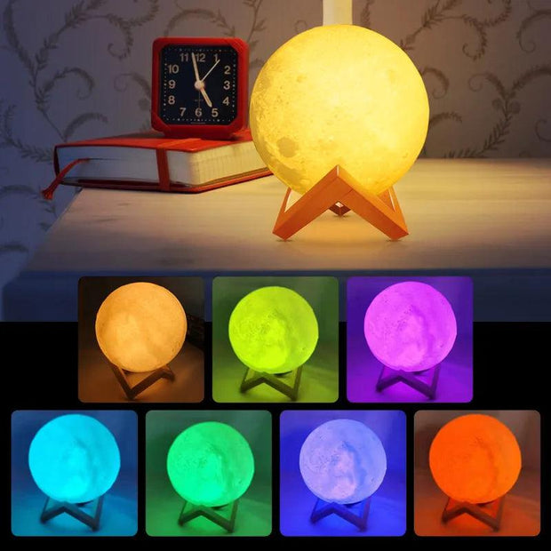 UP GOODS ™  3D LED Night Moon Lamp